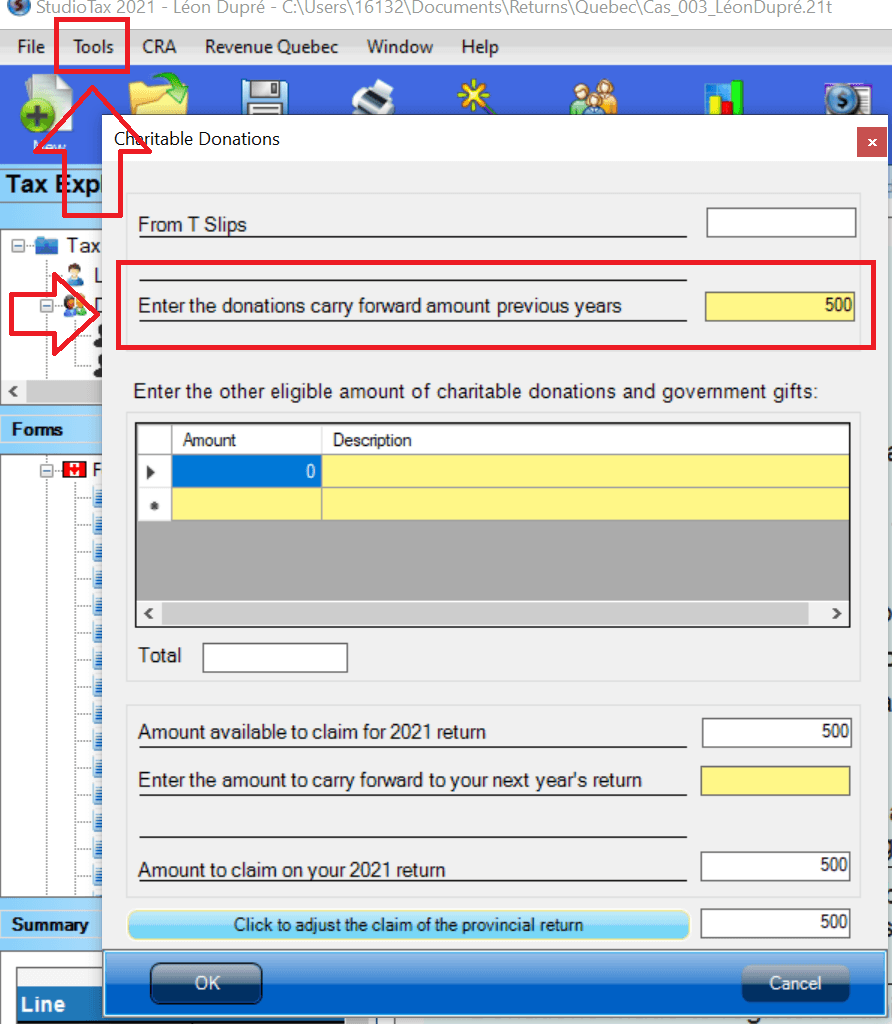 Charitable Donations
